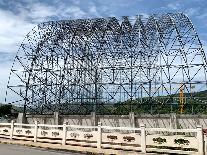 富锦山寨矿储煤棚网架